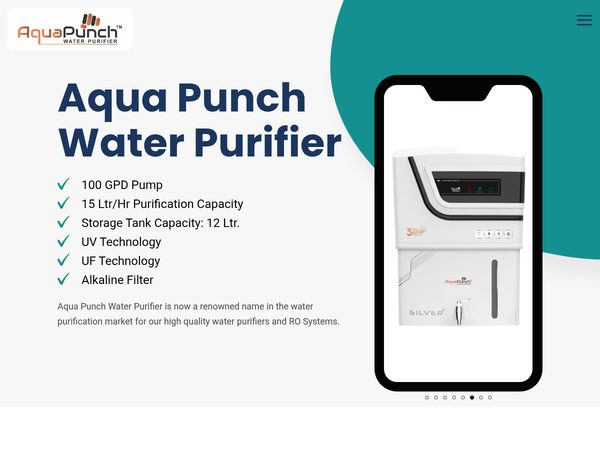 Aqua Punch — PSD to Bootstrap project